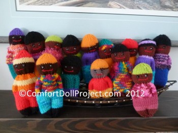 comfort doll project Rwanda dolls 2012