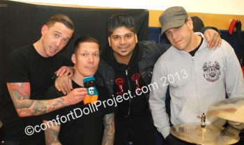 billy talent band comfort doll photo charity auction